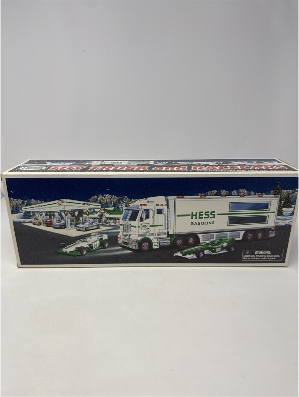 2003 Hess Toy Truck and Racecars New In Original Box